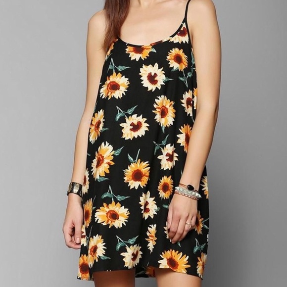 Urban Outfitters Dresses & Skirts - Kimchi Blue Sunflower Slip Dress